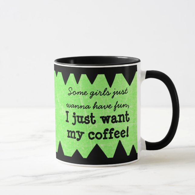 Tasse de café pour femme avec citation drôle (Droite)