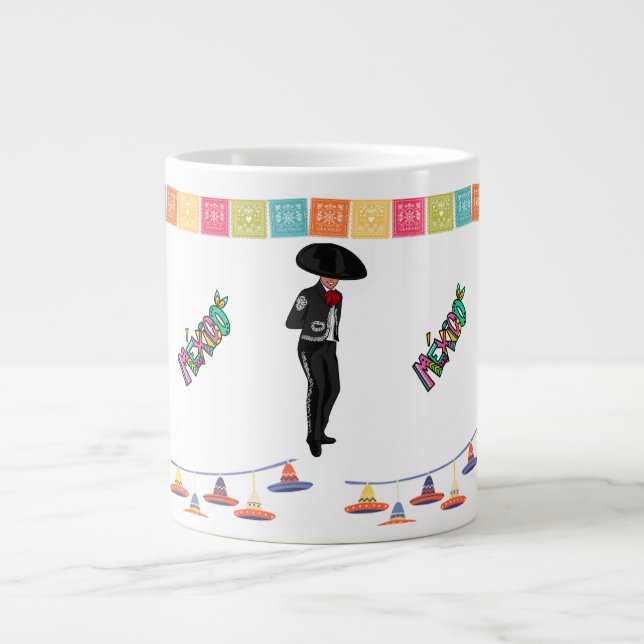 Tasse de café pour fête mexicaine (Devant)