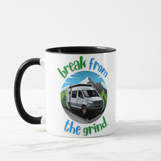 Tasse de café pour fourgon de camping (Gauche)
