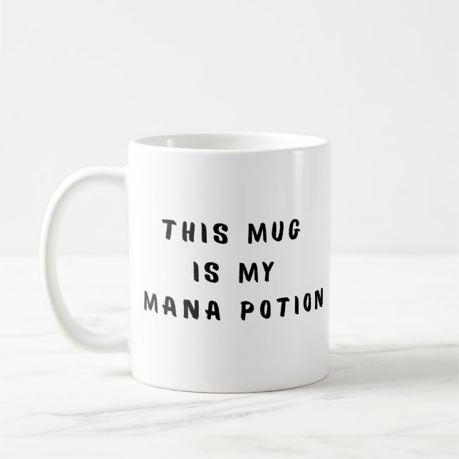 Tasse de café pour joueur avec texte drôle (Gauche)