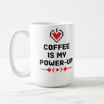 Tasse de café pour joueurs rétro – Mon café est mo