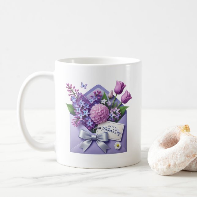 Tasse de café pour la fête des Mères (Avec donut)