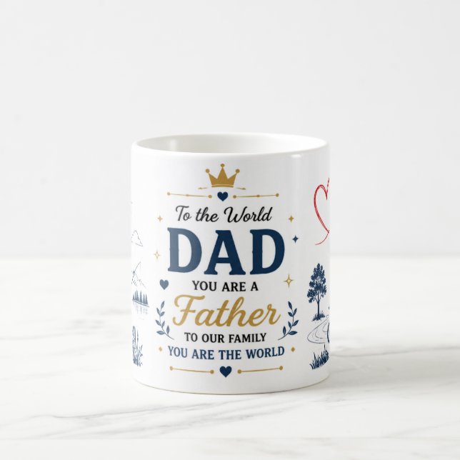 Tasse de café pour la fête des pères (Centre)