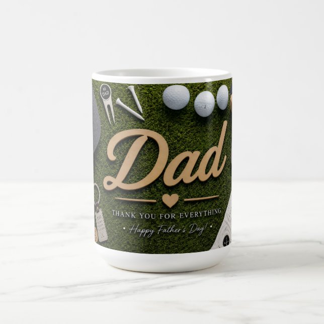 Tasse de café pour la fête des pères Golf Papa (Centre)