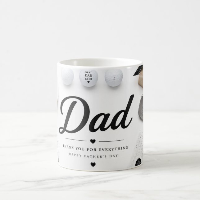Tasse de café pour la fête des pères Golf Papa (Centre)