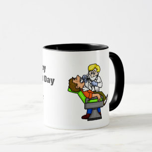 Tasse de café pour la journée du dentiste