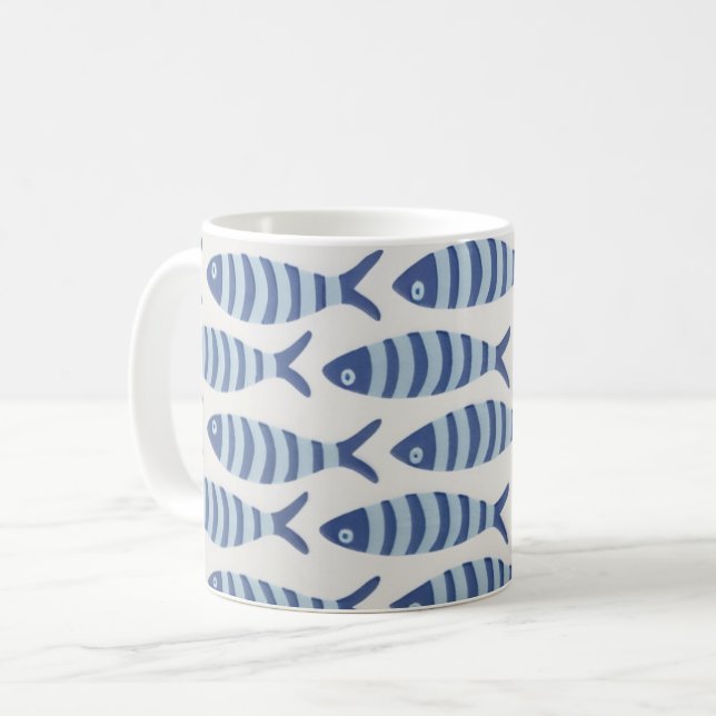 Tasse de café pour la pêche du matin (Devant gauche)