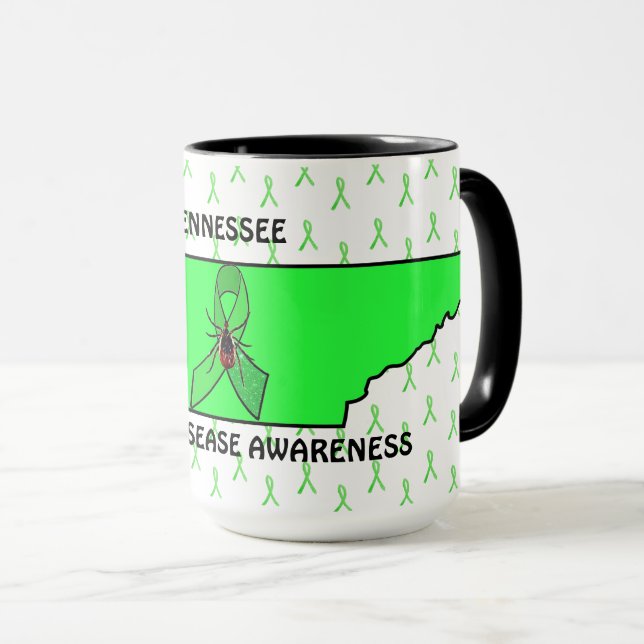 Tasse de café pour la sensibilisation à la maladie (Devant droit)
