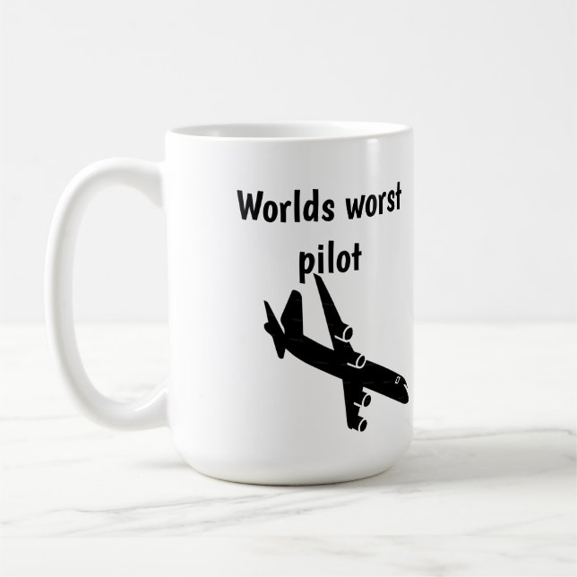Tasse de café pour le pire pilote du monde (Gauche)
