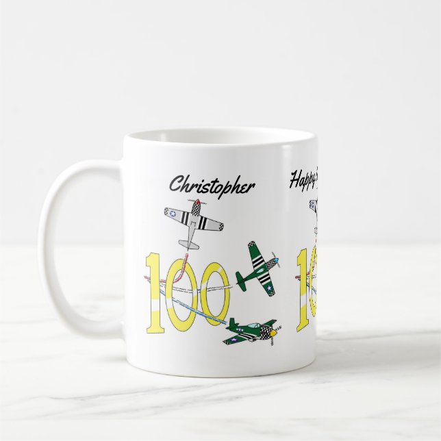 Tasse de café pour les 100 ans des Mustangs (Gauche)