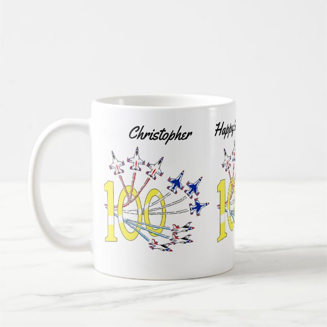 Tasse de café pour les 100 ans des Thunderbirds (Gauche)