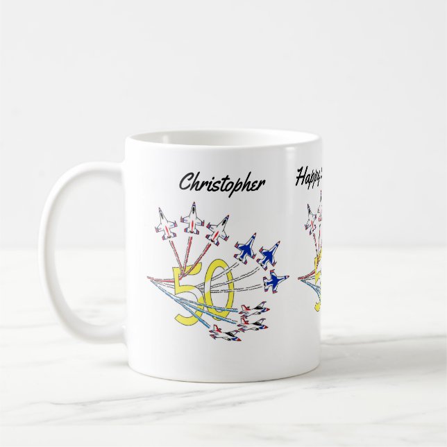 Tasse de café pour les 50 ans de Thunderbirds (Gauche)