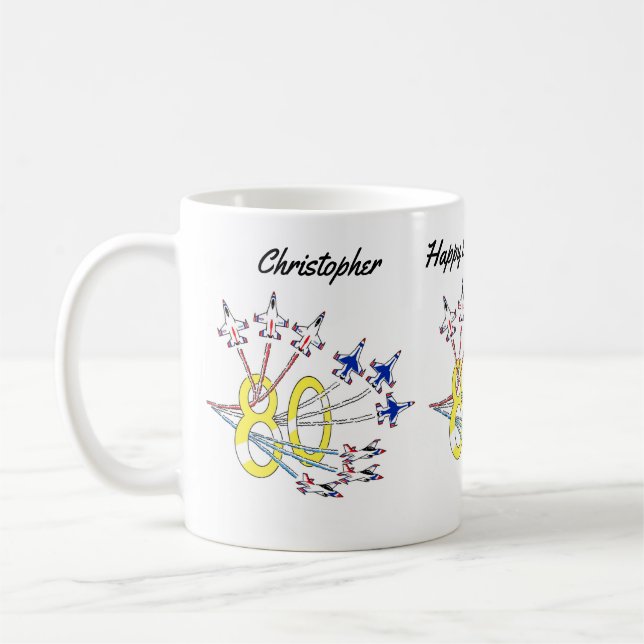 Tasse de café pour les 80 ans de Thunderbirds (Gauche)