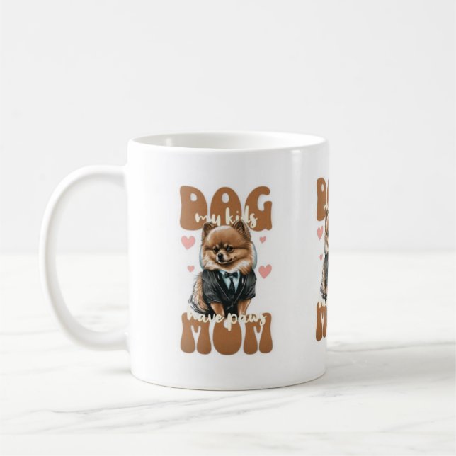 Tasse de café pour maman de chien – Fière propriét (Gauche)