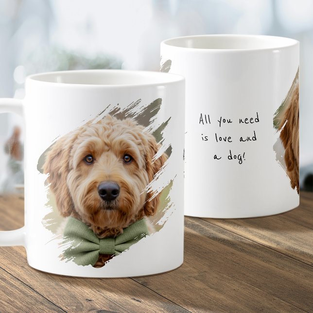 Tasse de café pour maman de chien moderne 2 photos (Créateur téléchargé)