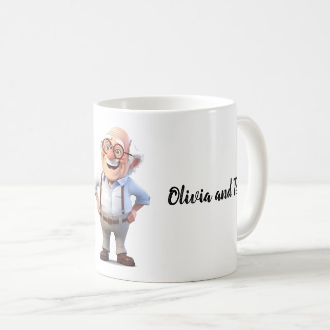 Tasse de café pour papapa (Devant droit)