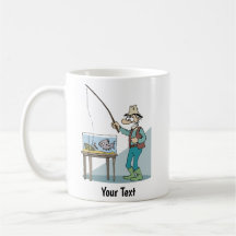 Tasse de café pour pêcheur