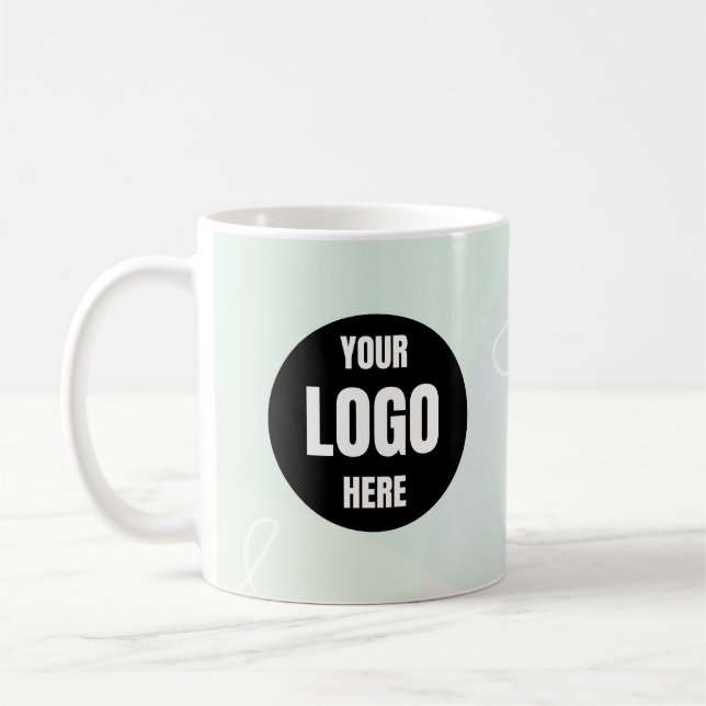 Tasse de café pour petite entreprise moderne avec  (Gauche)