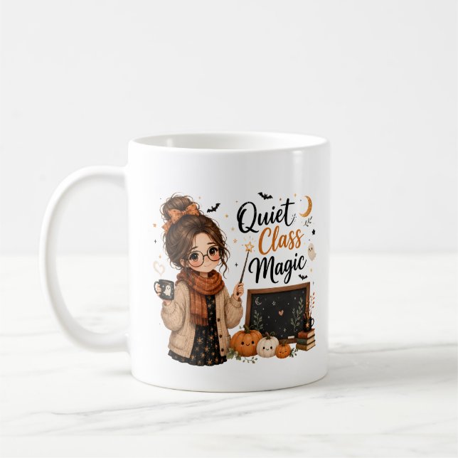 Tasse de café pour professeur de classe silencieus (Gauche)