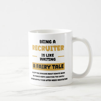 Tasse de café pour recruteur – Cadeau amusant pour