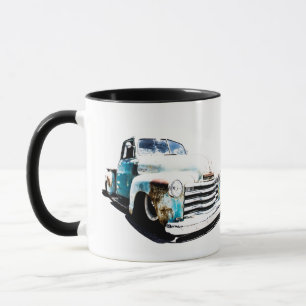 Tasse de café pour vieux camion