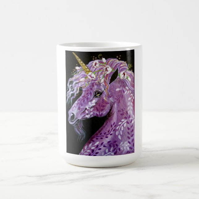 Tasse de café pourpre de licorne (Centre)