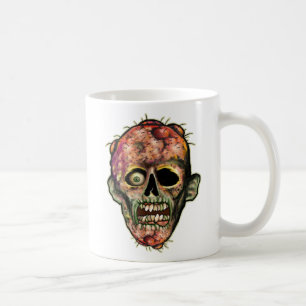 Tasse de café principale de zombi