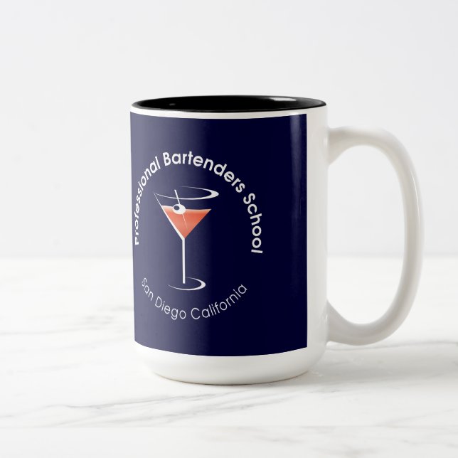 Tasse de café professionnelle d'école de barman (Droit)