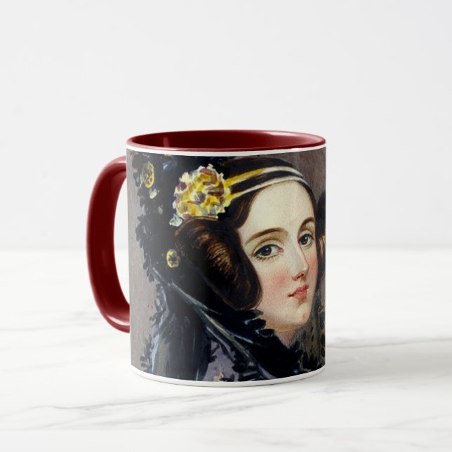 Tasse de café programmeuse informatique Ada Lovela (Devant gauche)