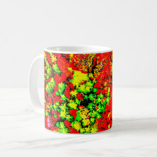 tasse de café psychédélique