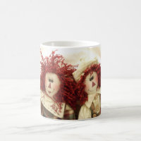 Tasse de café Raggedy de poupées
