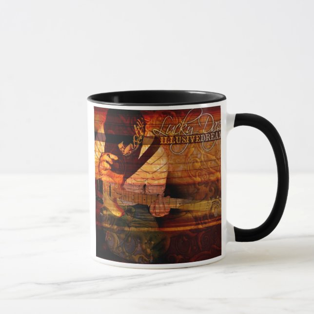 Tasse de café rêveuse trompeuse de stupéfaction (Droite)
