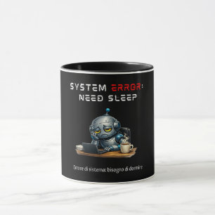Tasse de café Robot Drôle