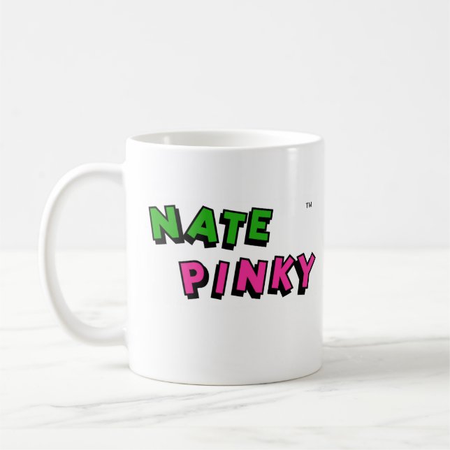 Tasse de café rosâtre de Nate (Gauche)
