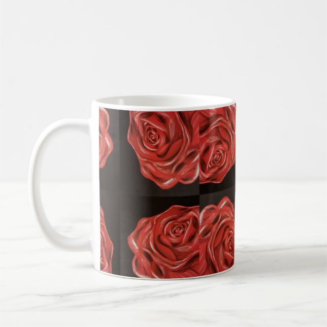 Tasse de café rose (Gauche)
