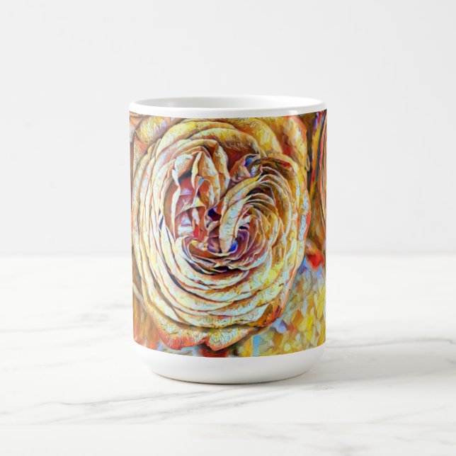 Tasse de café Rose Soleil Épanoui (Centre)