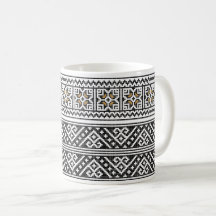 Tasse de café ROUMAINE d'ART POPULAIRE
