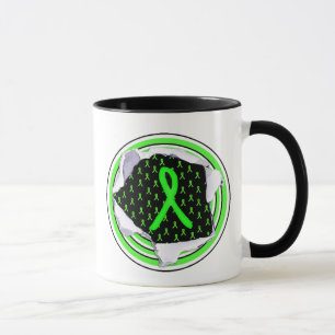 Tasse de café Rubans de Sensibilisation aux Combat