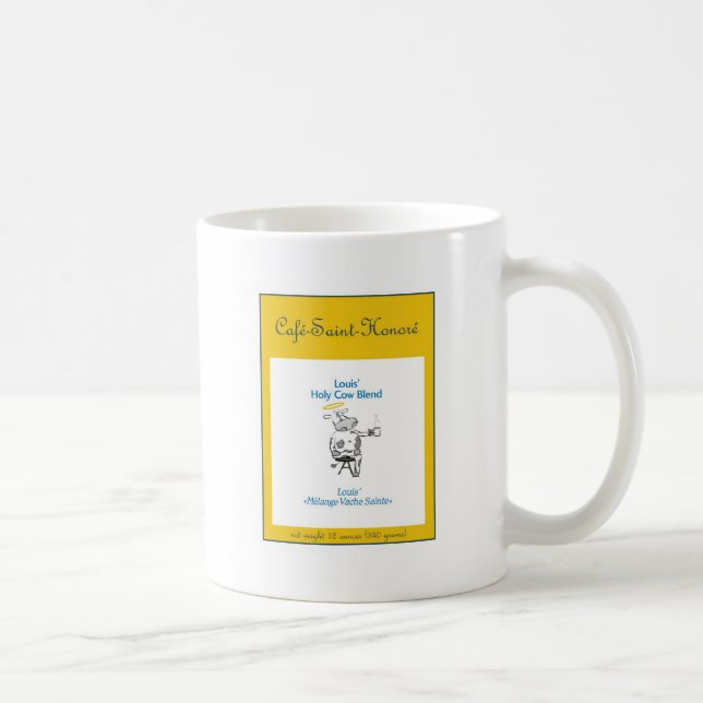 Tasse de café sainte de mélange de vache (Droite)