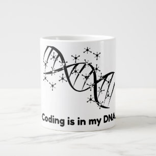 Tasse de café scientifique pour programmeur avec '