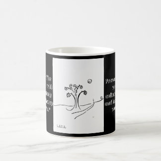 Tasse de café scripturale