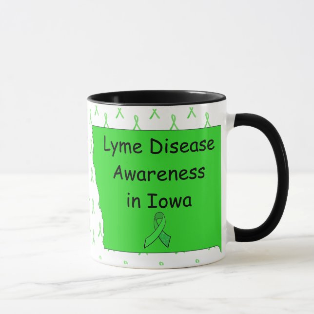 Tasse de café Sensibilisation à la maladie de Lyme (Droite)