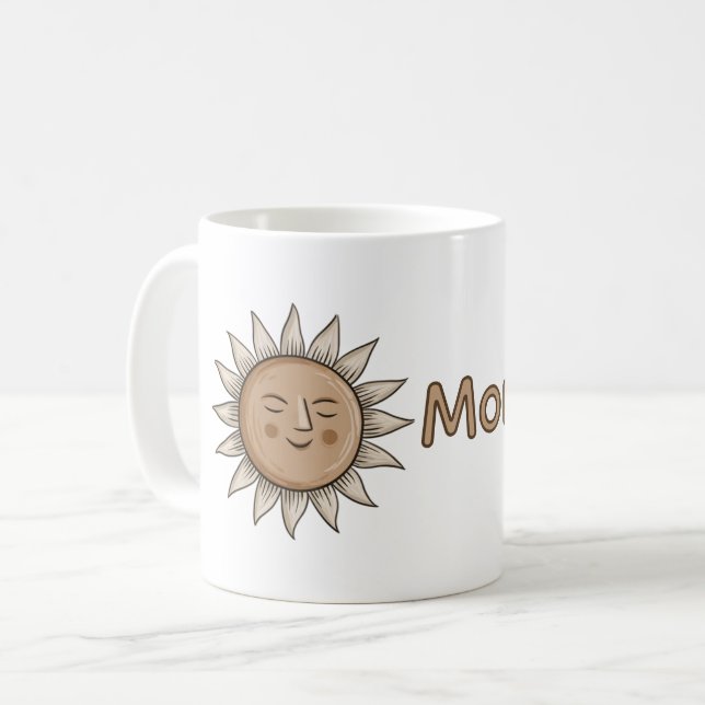 Tasse de café Soleil du matin (Devant gauche)