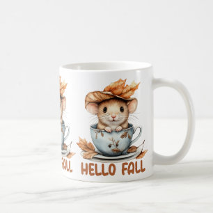 Tasse de café Souris d'Automne