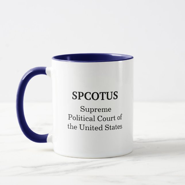 Tasse de café SPCOTUS Cour suprême (Gauche)