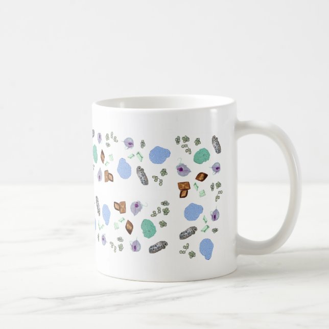 Tasse de café - substances particulaires d'urine (Droite)