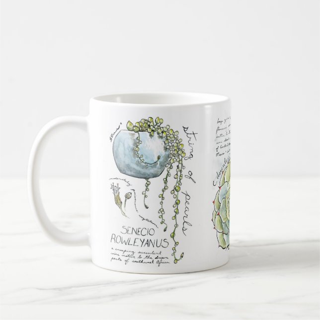 Tasse de café succulente d'illustration (Gauche)