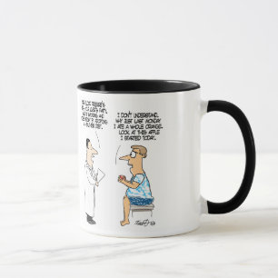 Tasse de café suivante un régime drôle