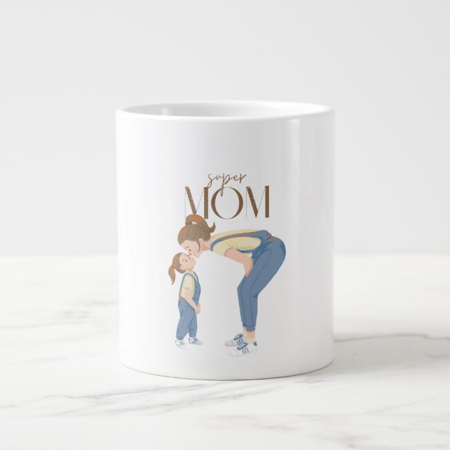 tasse de café super maman (Devant)