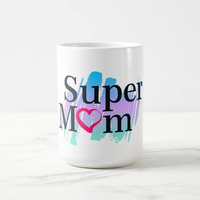 Tasse de café Super Maman (Centre)